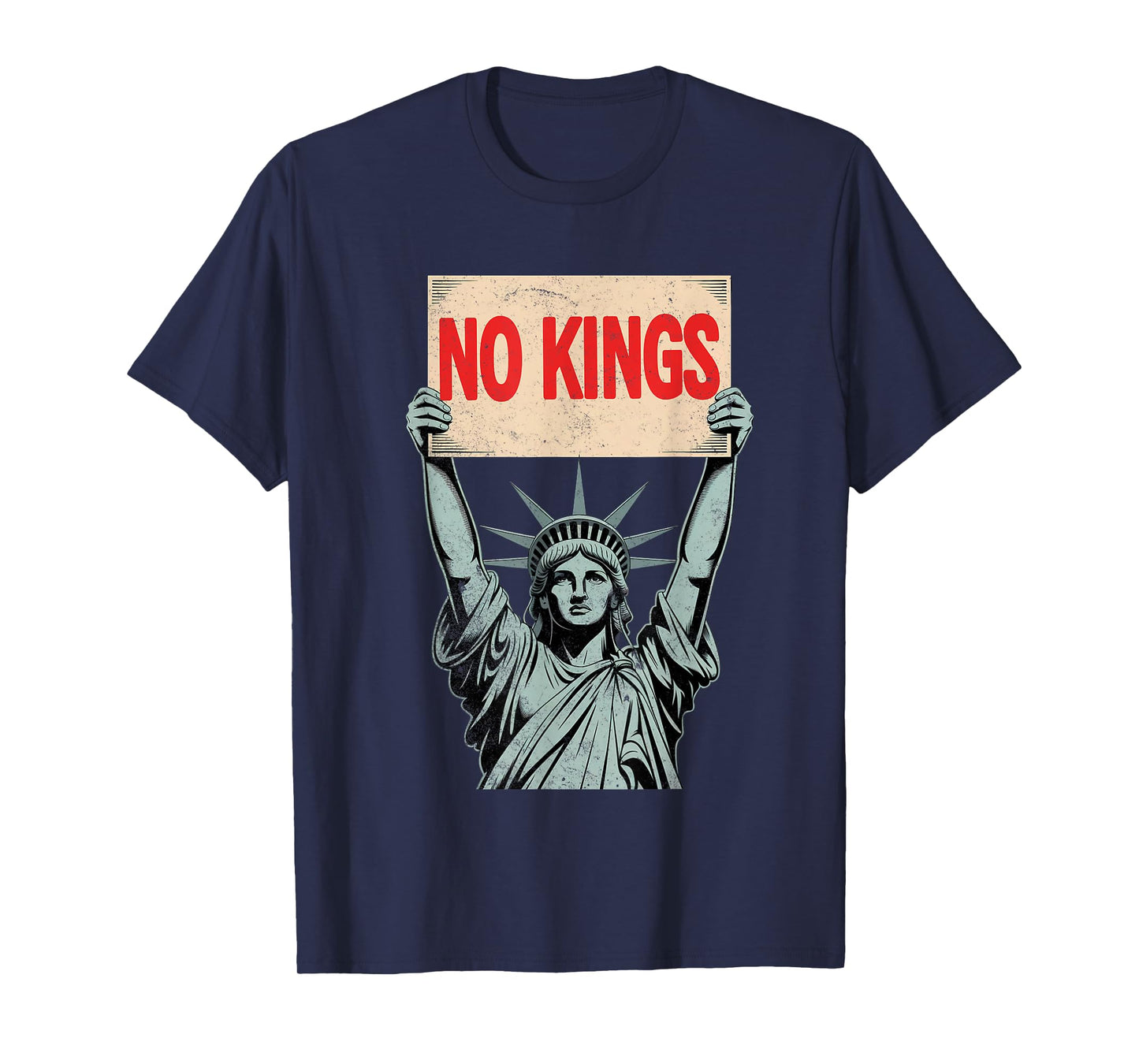 No Kings Statue Of Liberty Resist T-Shirt
