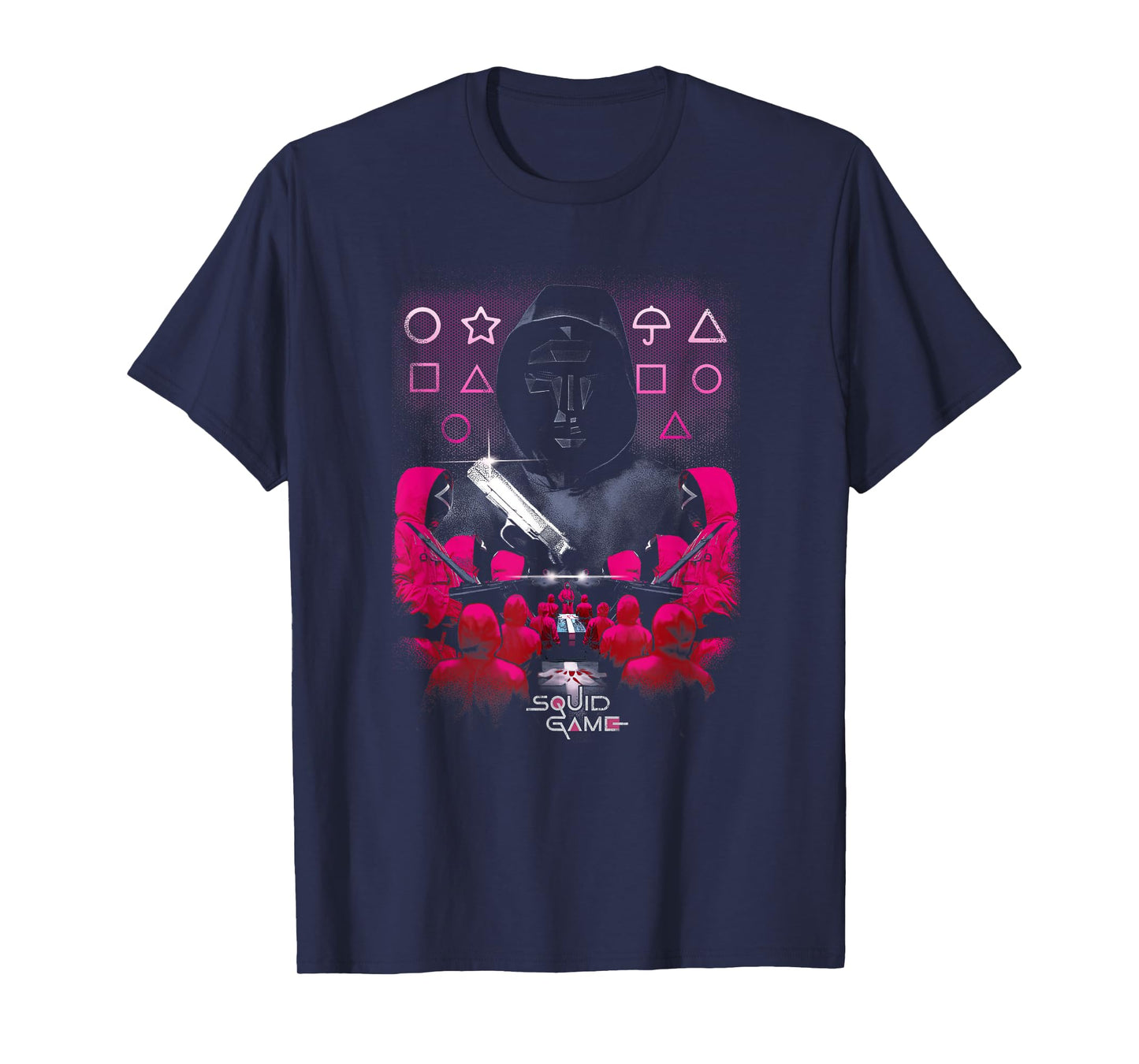 Squid Game Front Man Geometric Poster T-Shirt