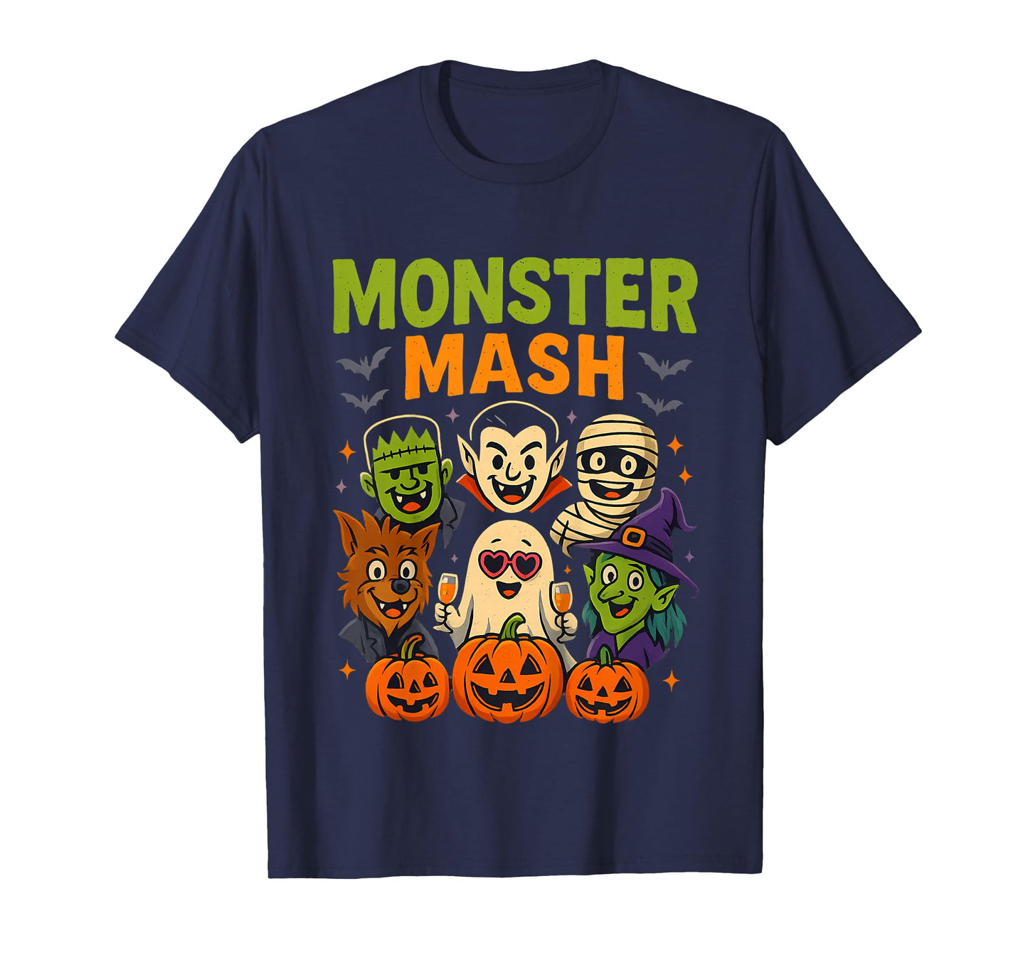 Kids Monster Mash Spooky Party Matching Outfit for Kids Parents H T-Shirt