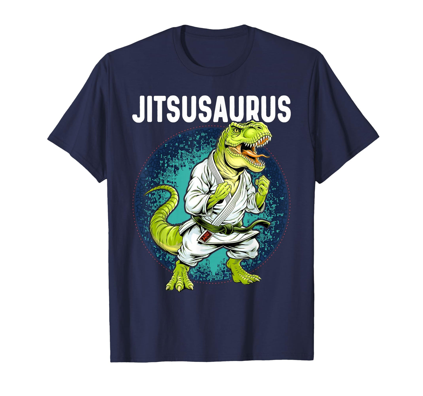 Jitsusaurus Funny Jiu-Jitsu Brazillian Ju Jitsu Bjj Boys Kid T-Shirt