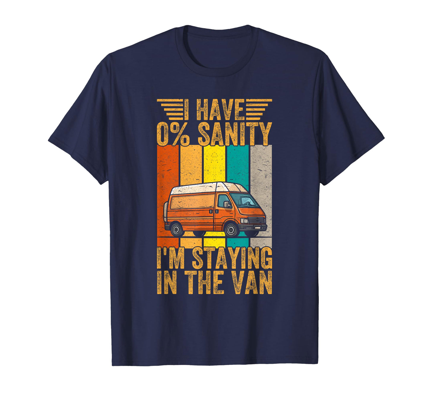 Funny Vintage I'm Staying In Tha Van Phasmophobia Men Women T-Shirt