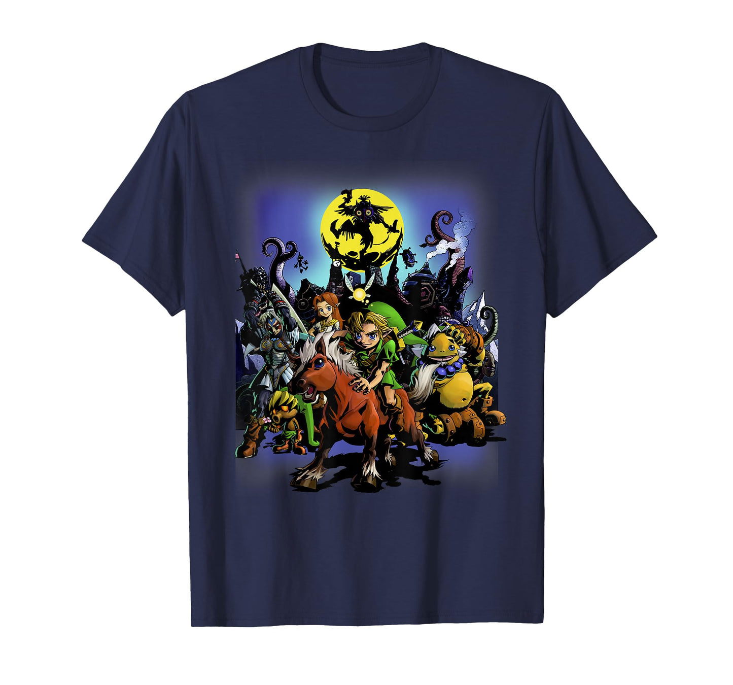 The Legend of Zelda: Majora's Mask Link & Friends Full Moon T-Shirt