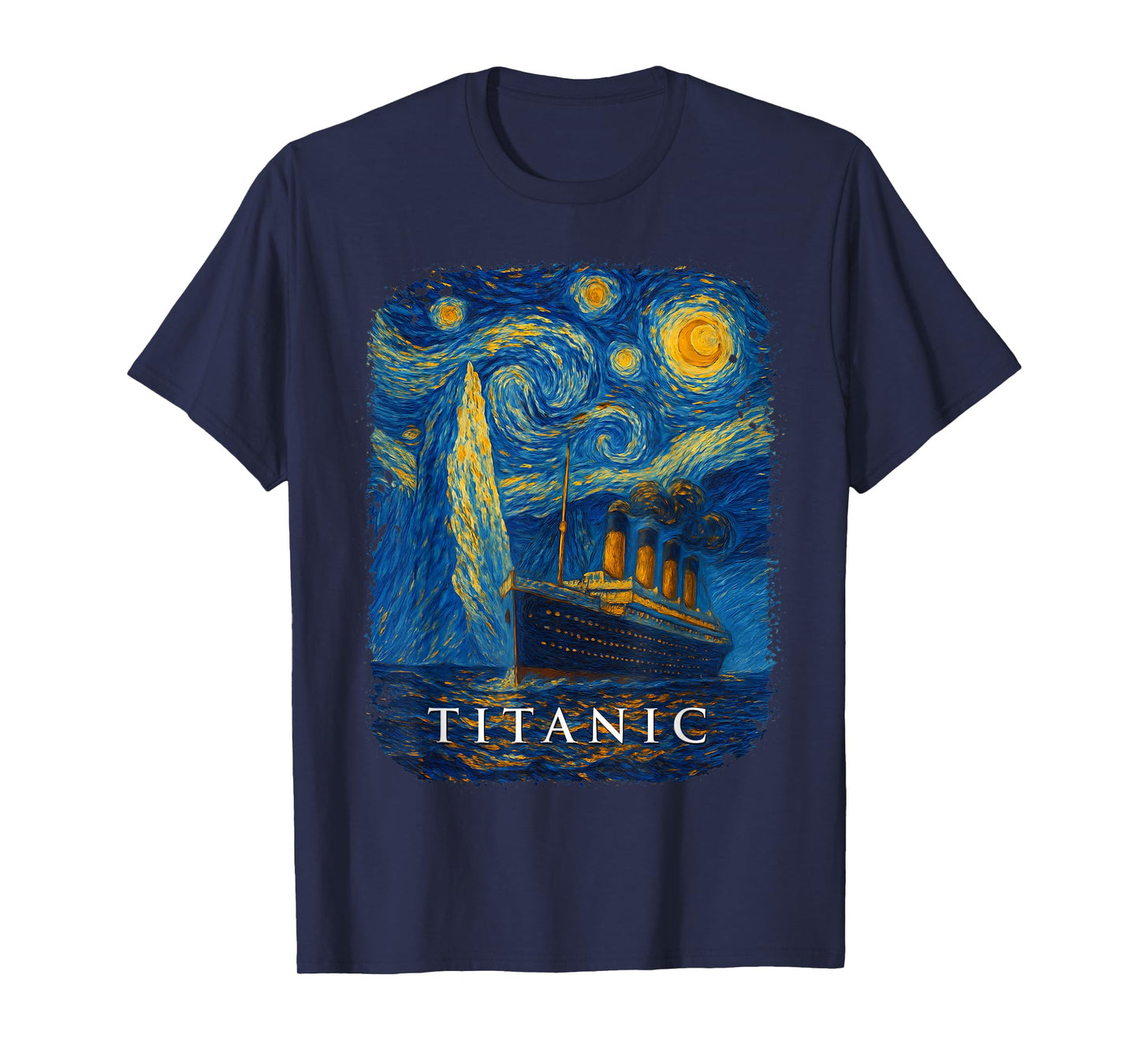 Titanic Van Gogh Starry Night T-Shirt