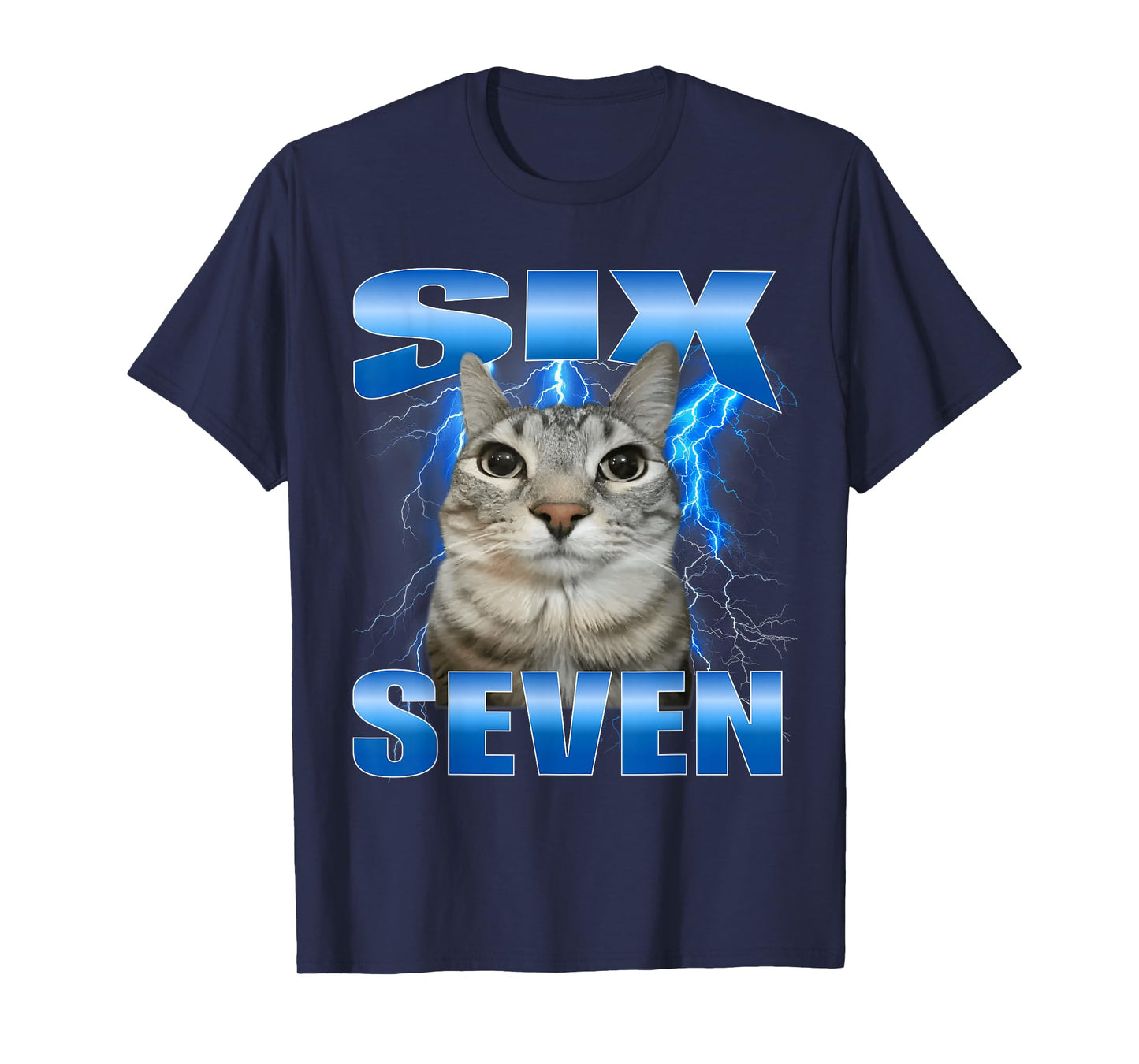 Six Seven Cat Bootleg T-Shirt