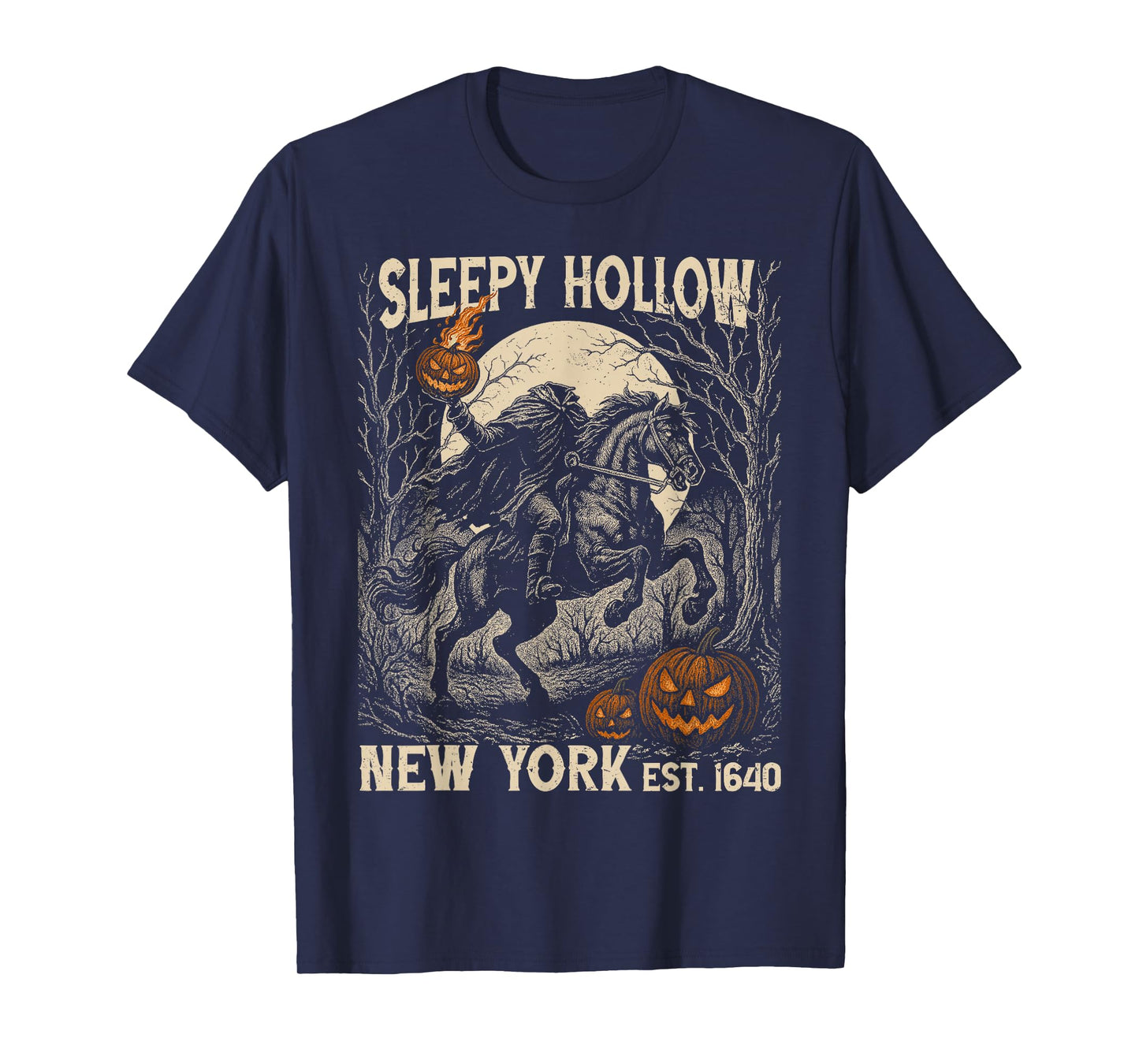Legend of Sleepy Hollow Bookish Halloween Headless Horseman T-Shirt