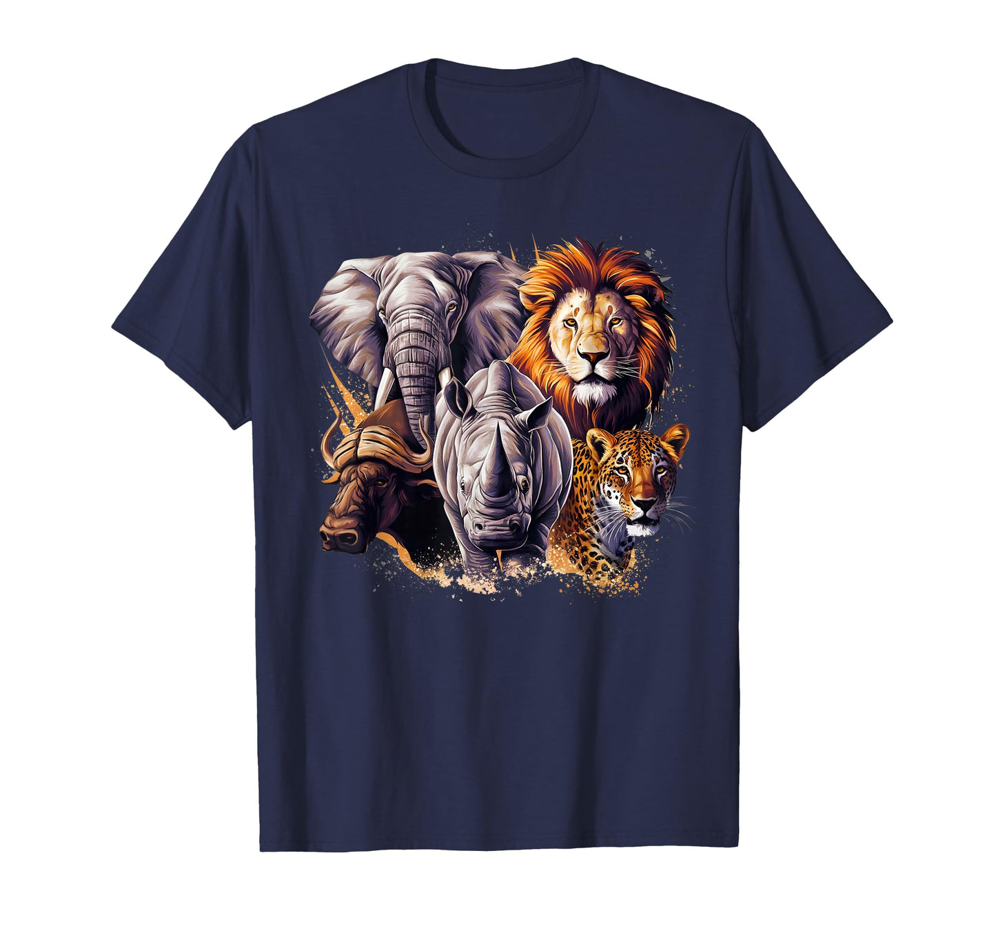 Wildlife Safari Adventure The Big Five Of South Africa T-Shirt