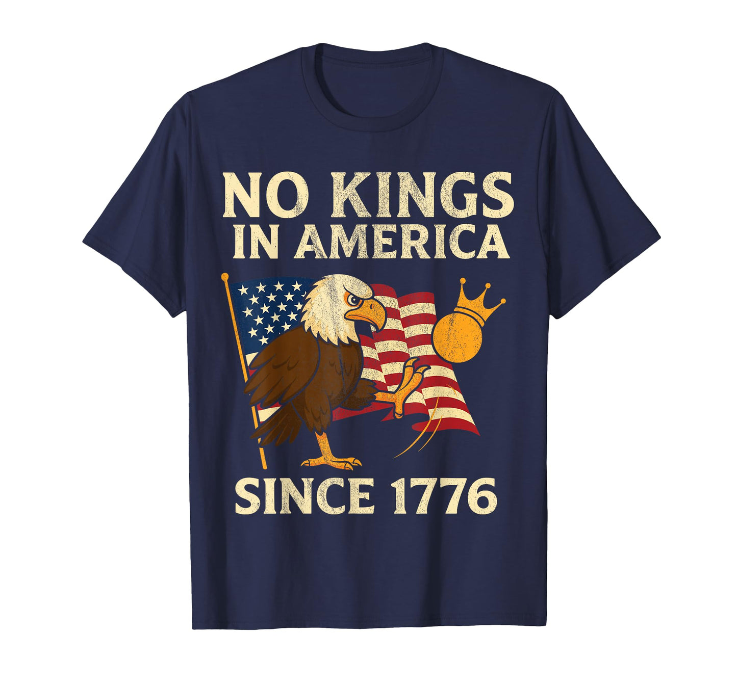 No Kings in America 1776 T-Shirt