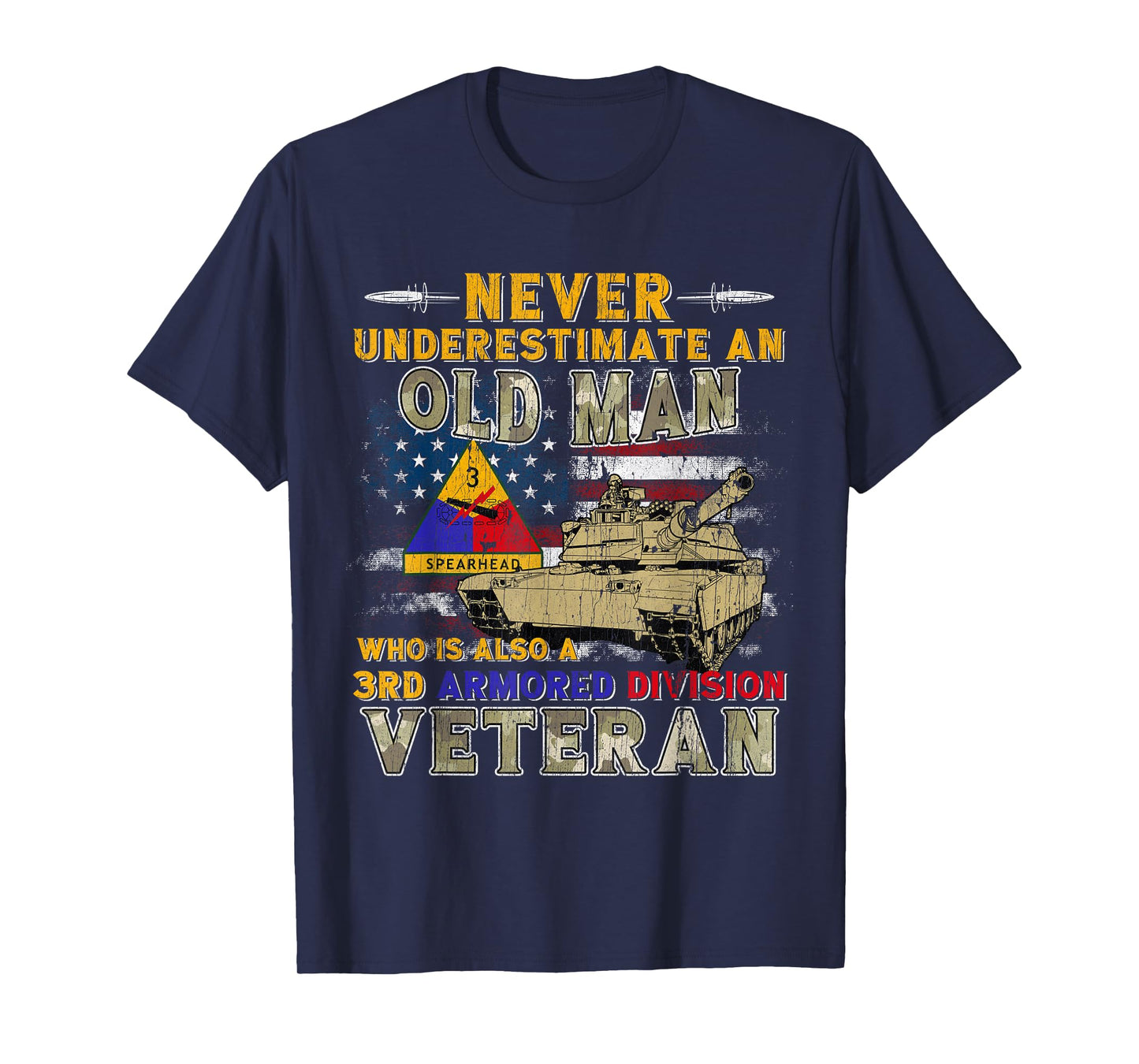 3rd Armored Division Veteran 3AD Germany Vintage Tee Gift T-Shirt
