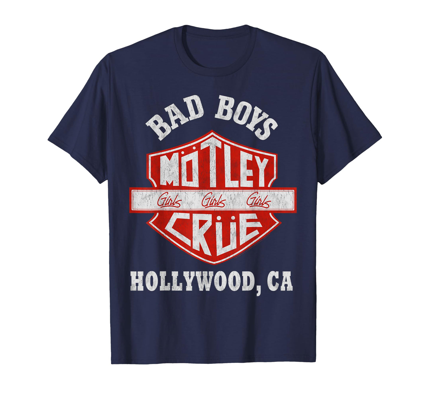 Mötley Crüe – Bad Boys Shield T-Shirt