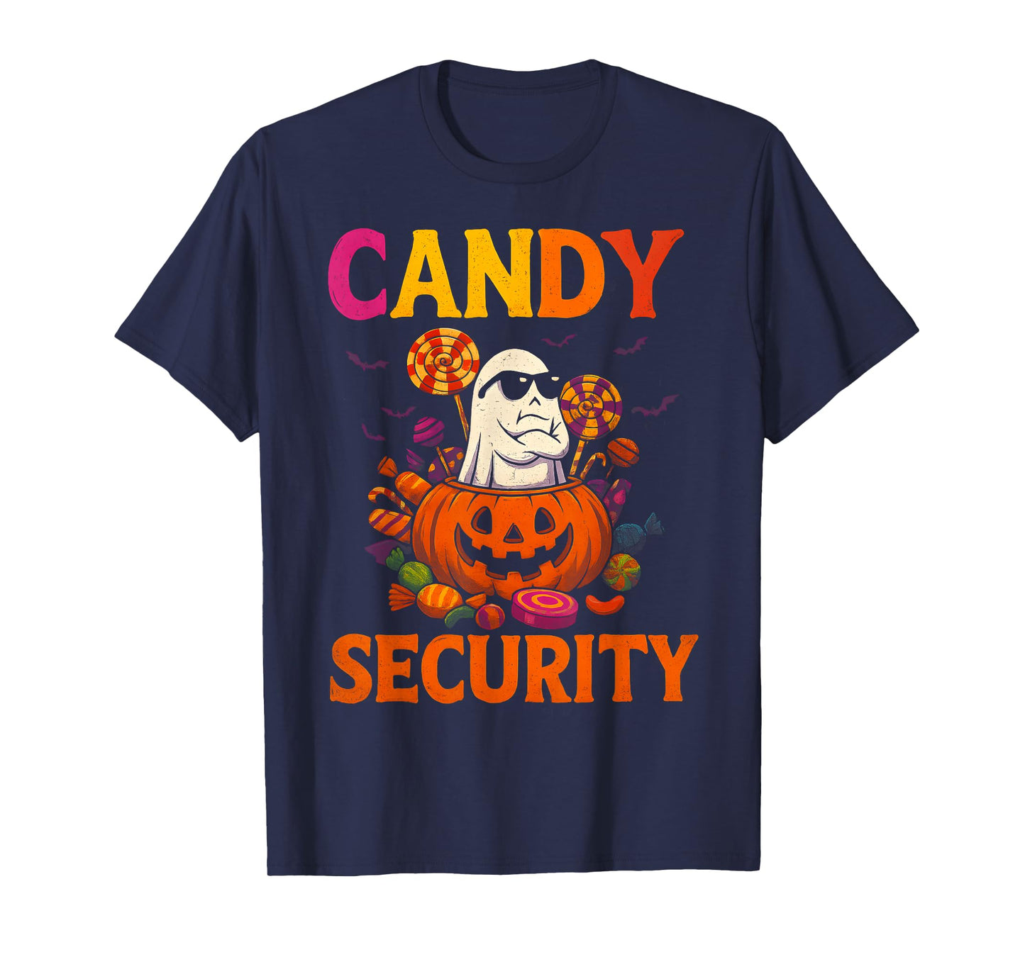 Candy Security Ghost Halloween Costume T-Shirt