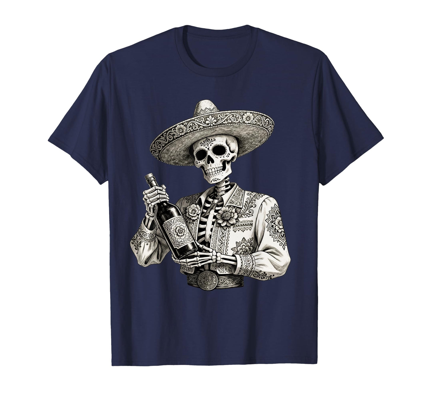 Dia De Los Muertos Costume Day of The Dead Sugar Skull T-Shirt