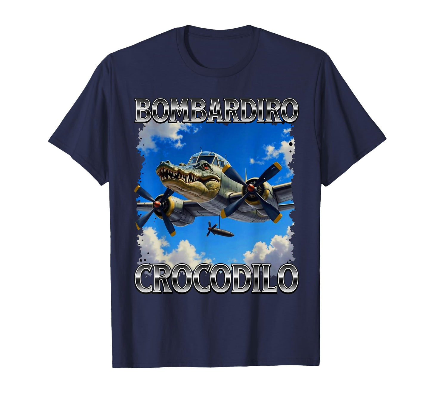 Italian Brainrot Bombardino Crocodilo T-Shirt