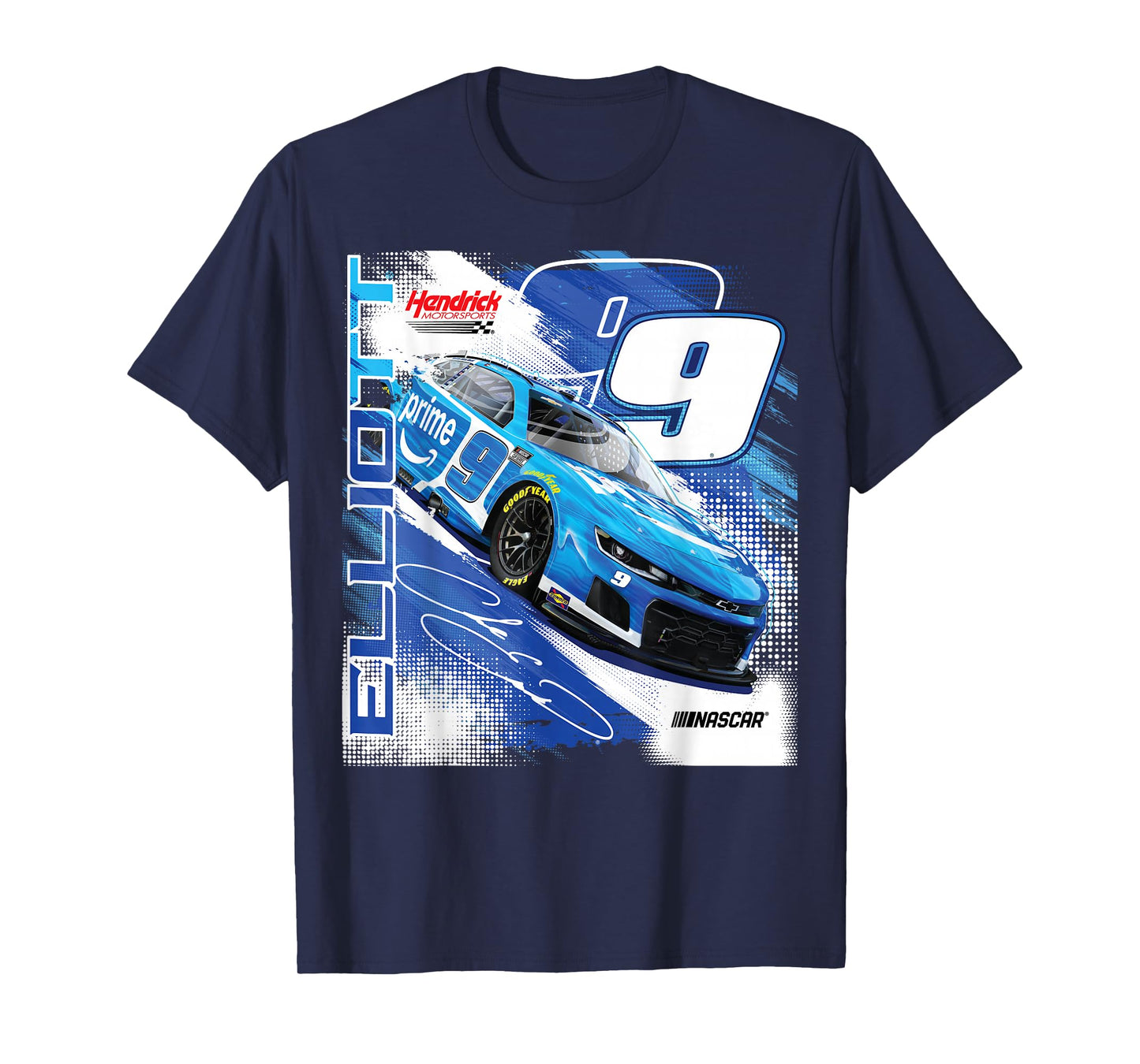 NASCAR - Chase Elliott #9 Prime - Hendrick Motorsports T-Shirt