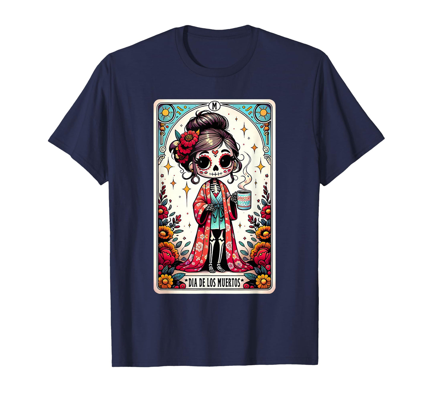 Day Of The Dead Dia De Los Muertos Catrina Woman Coffee T-Shirt