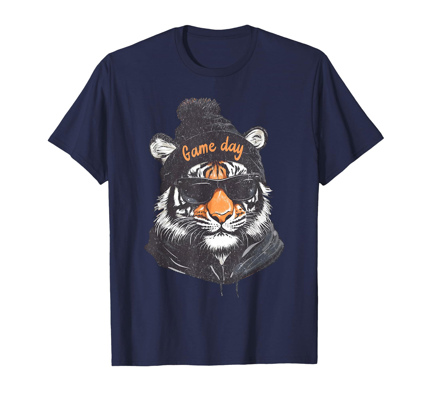 Touchdown American Football Game Day Thanksgiving Tiger Cool T-Shirt