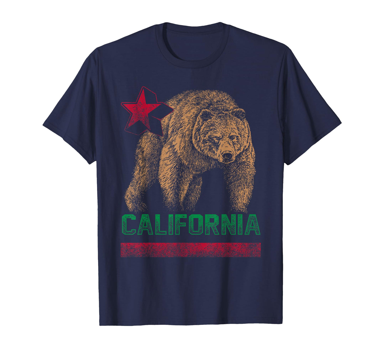 California Bear Republic Vintage Tee Shirt T-Shirt - Cali T-Shirt