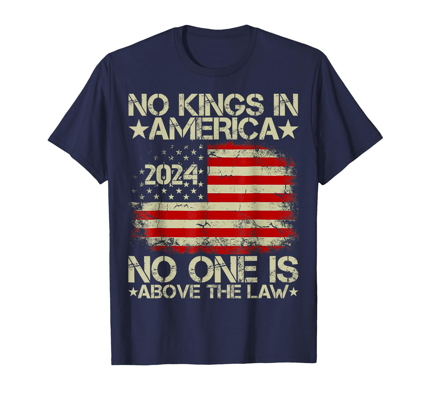 No Kings In America 2024 No One Is Above The Law T-Shirt