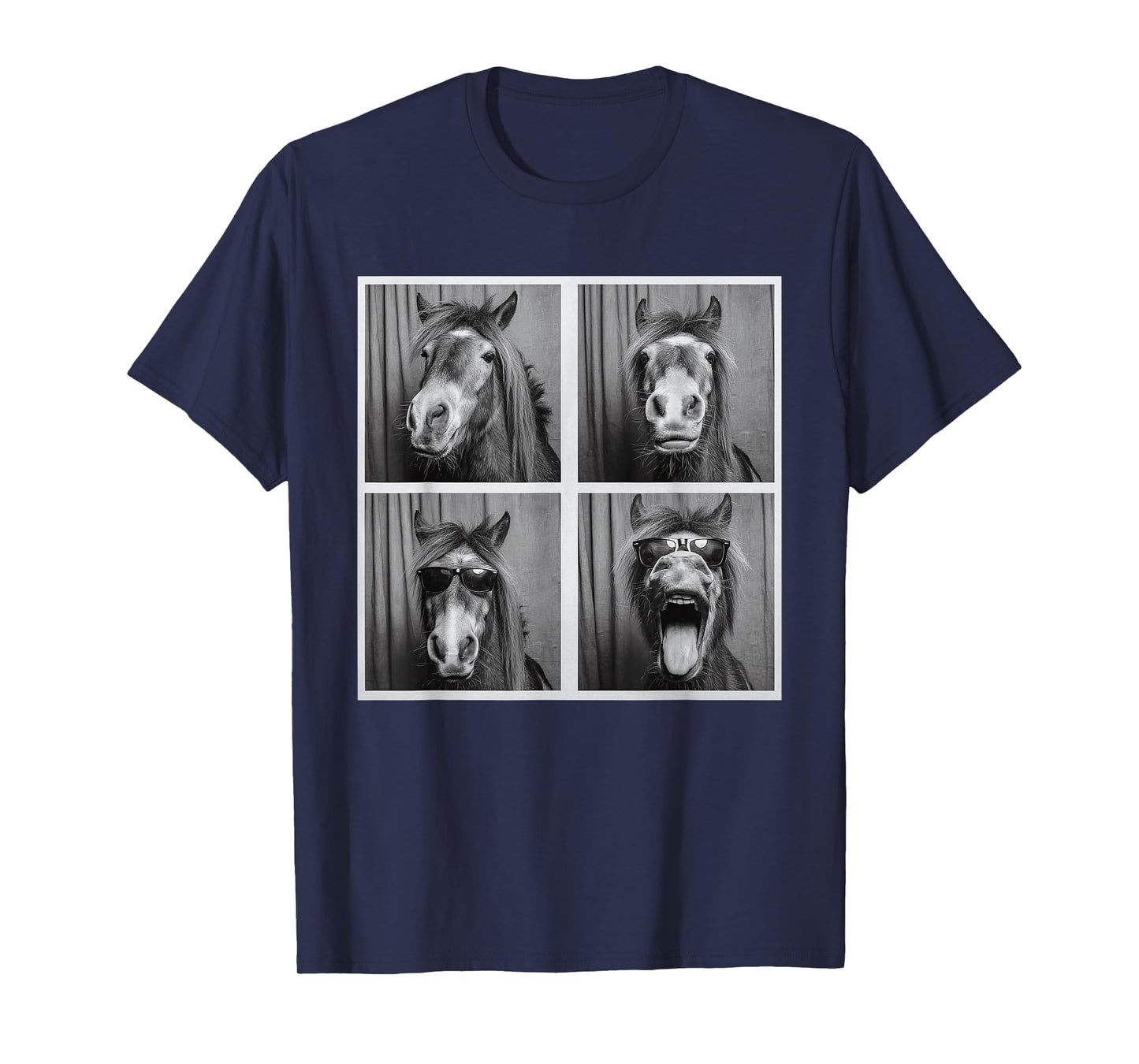Funny Horse Sunglasses T-Shirt