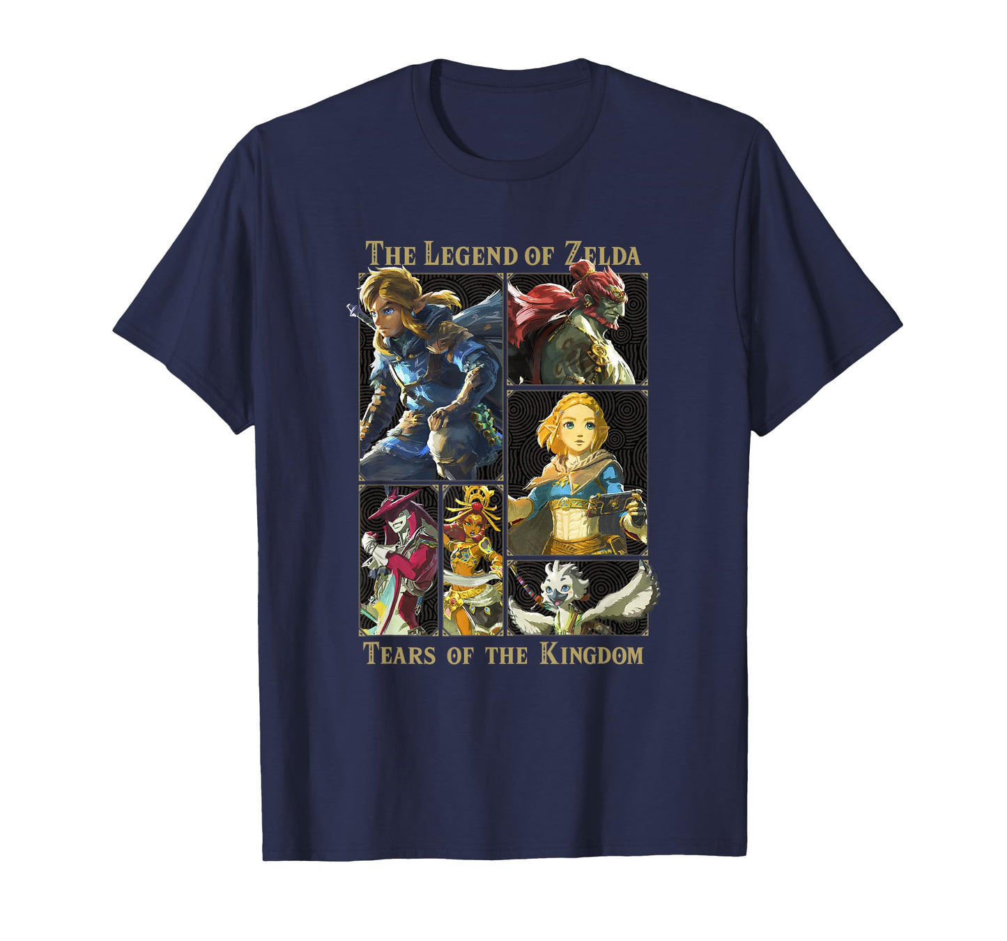 The Legend of Zelda: Tears of the Kingdom Character Box Up T-Shirt