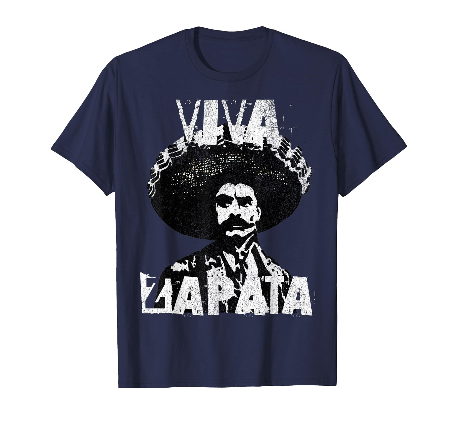 Retro Viva Zapata Abolish Ice Protest Mexican Art No Kings T-Shirt