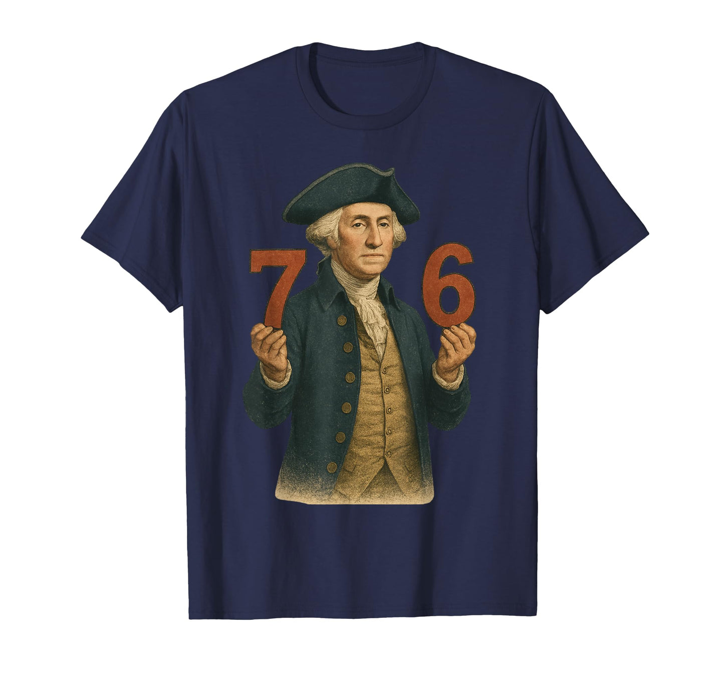6-7 7-6 George Washington Six Seven American T-Shirt