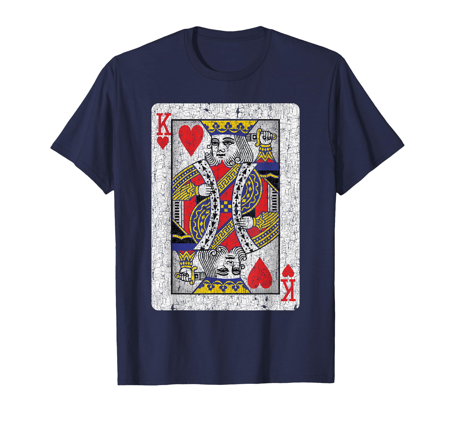 King of Hearts Card - Poker, Bridge Player, Costume T-Shirt