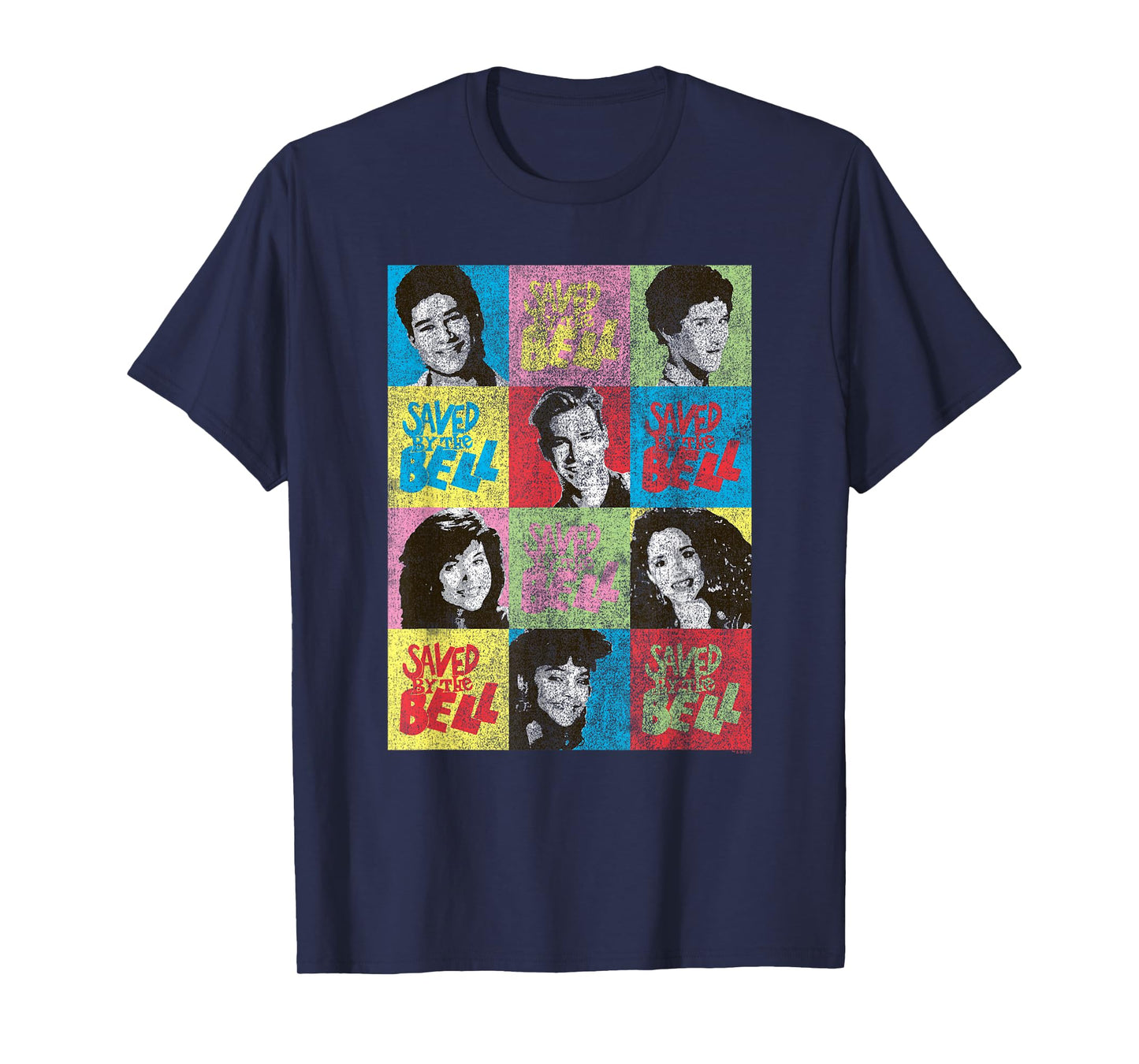 Saved By The Bell Blocks With Faces T-Shirt