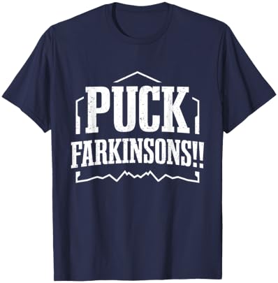 Parkinson's Disease Awareness Puck Farkinsons Parkinson's T-Shirt - T-Shirt | Navy