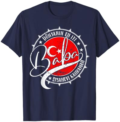 Best Dad in the World/Dünyanin en iyi Baba T-Shirt - T-Shirt | Navy