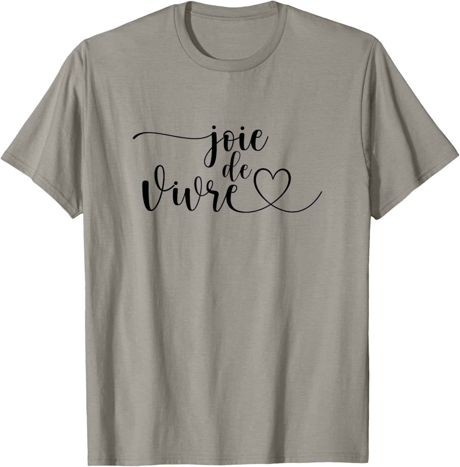 French Language Shirts Joie de Vivre Enjoy Life T-Shirt - T-Shirt | Sand