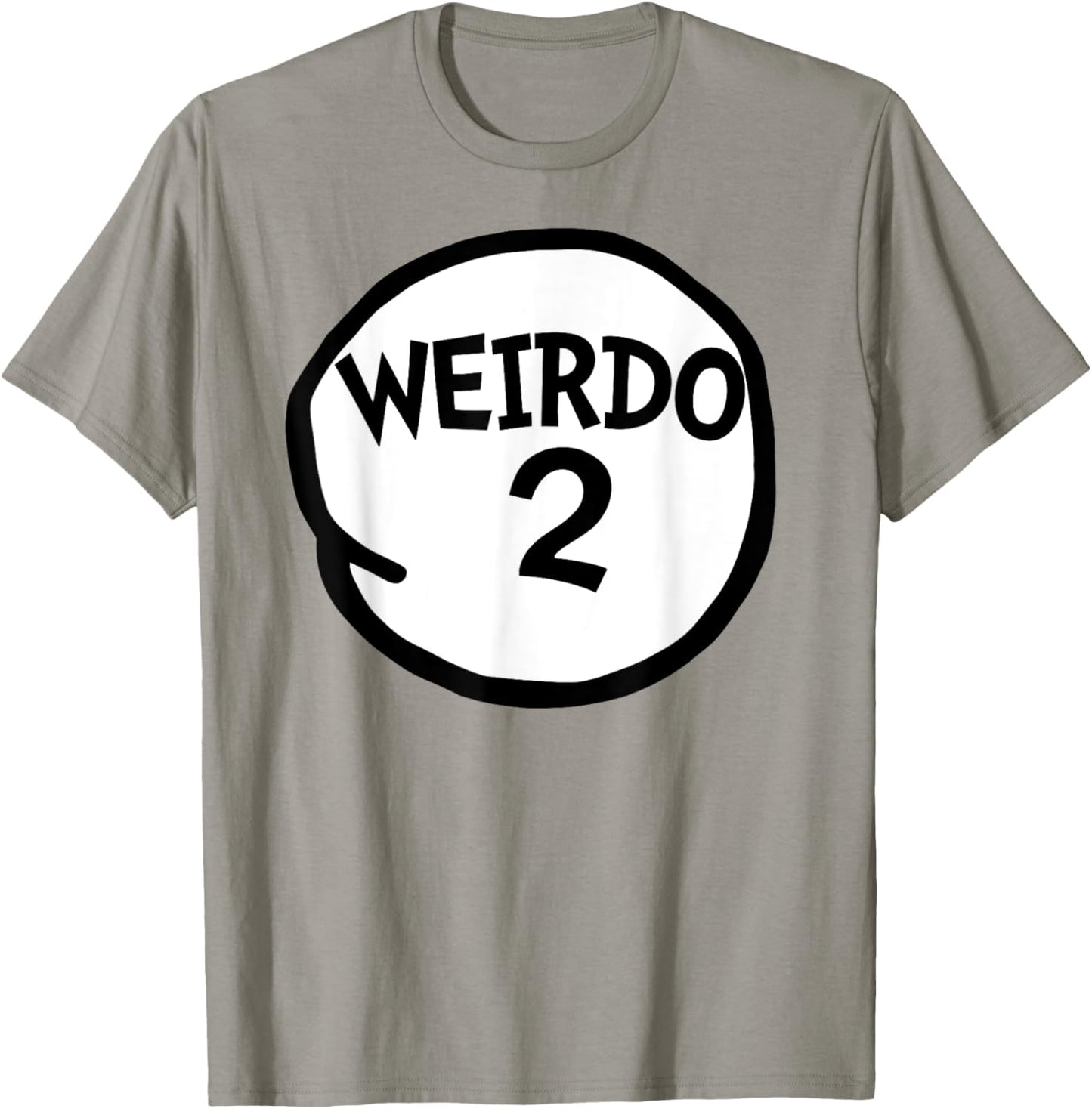 Miftees Matching Halloween Weirdo 2 Funny Weirdo Two Group T-Shirt - T-Shirt | Sand