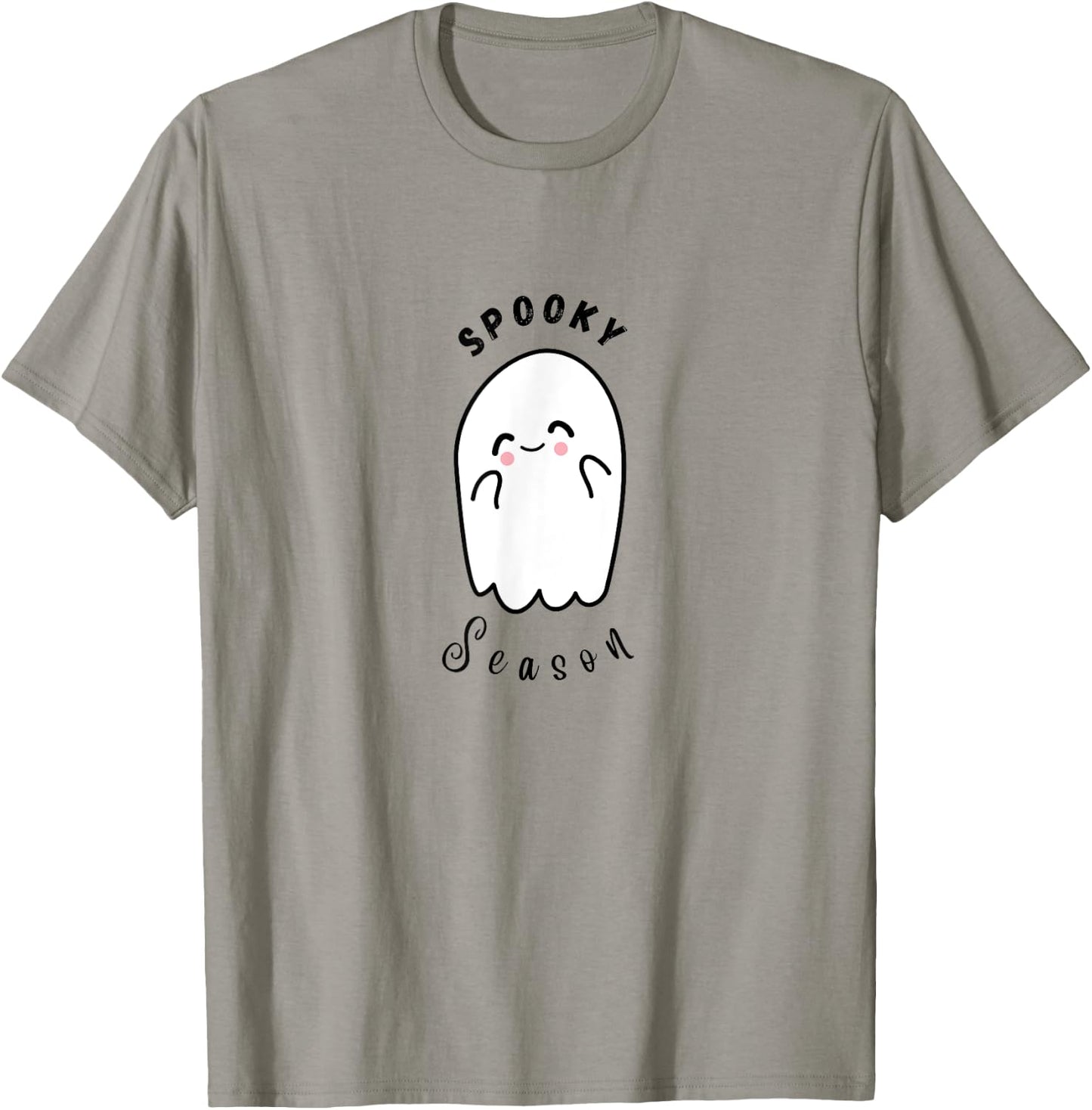 Cute Spooky Season Ghost Halloween T-Shirt - T-Shirt | Sand