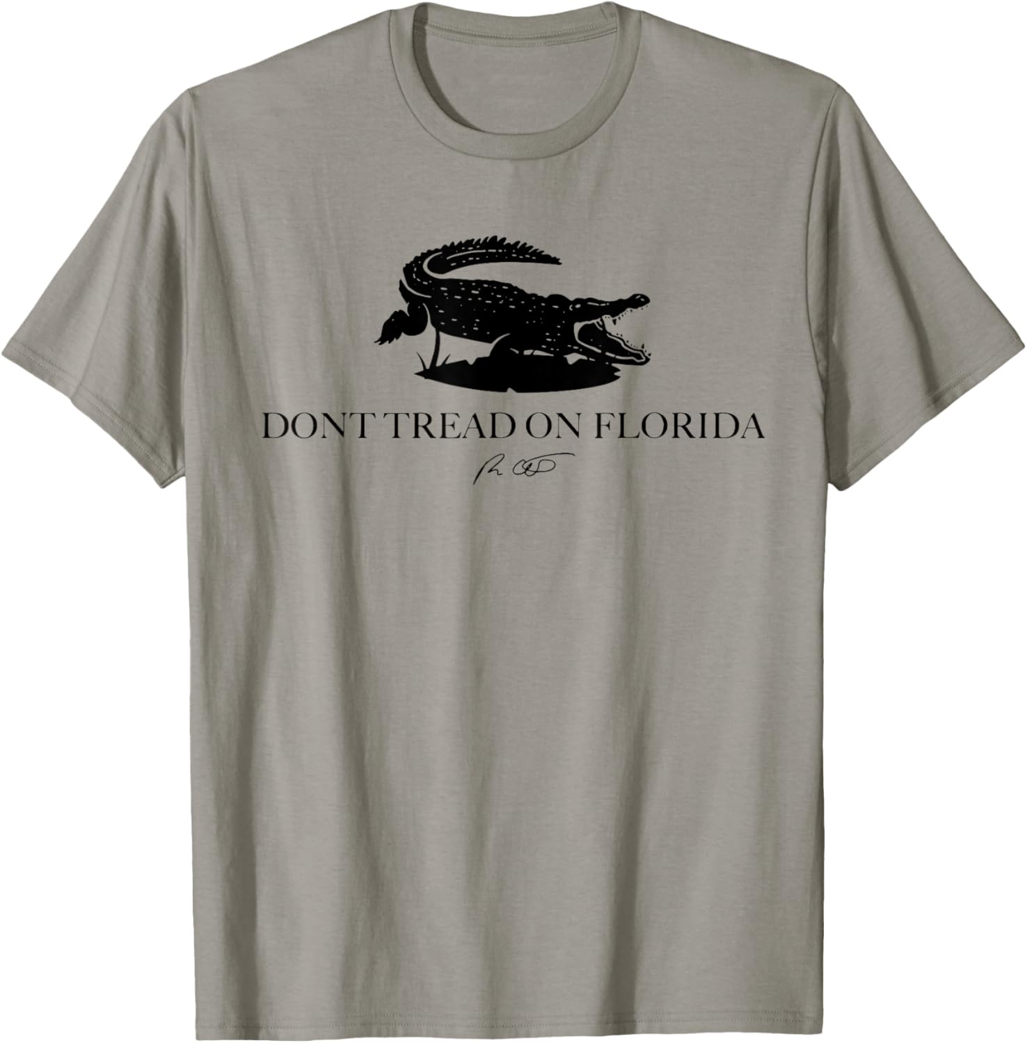 Don't Tread On Florida Alligator T-Shirt - T-Shirt | Sand