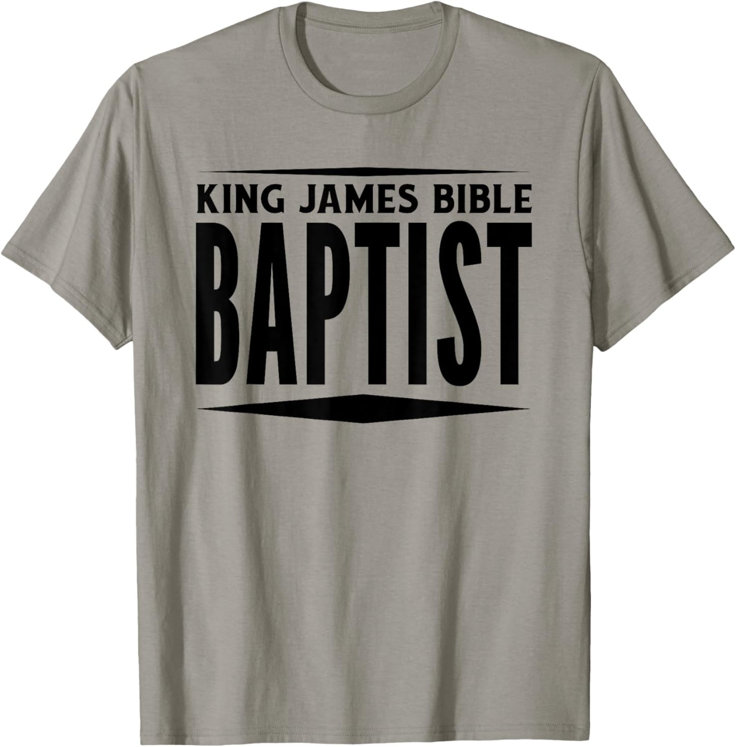 King James Bible Baptist Christian Church KJV T-Shirt - T-Shirt | Sand