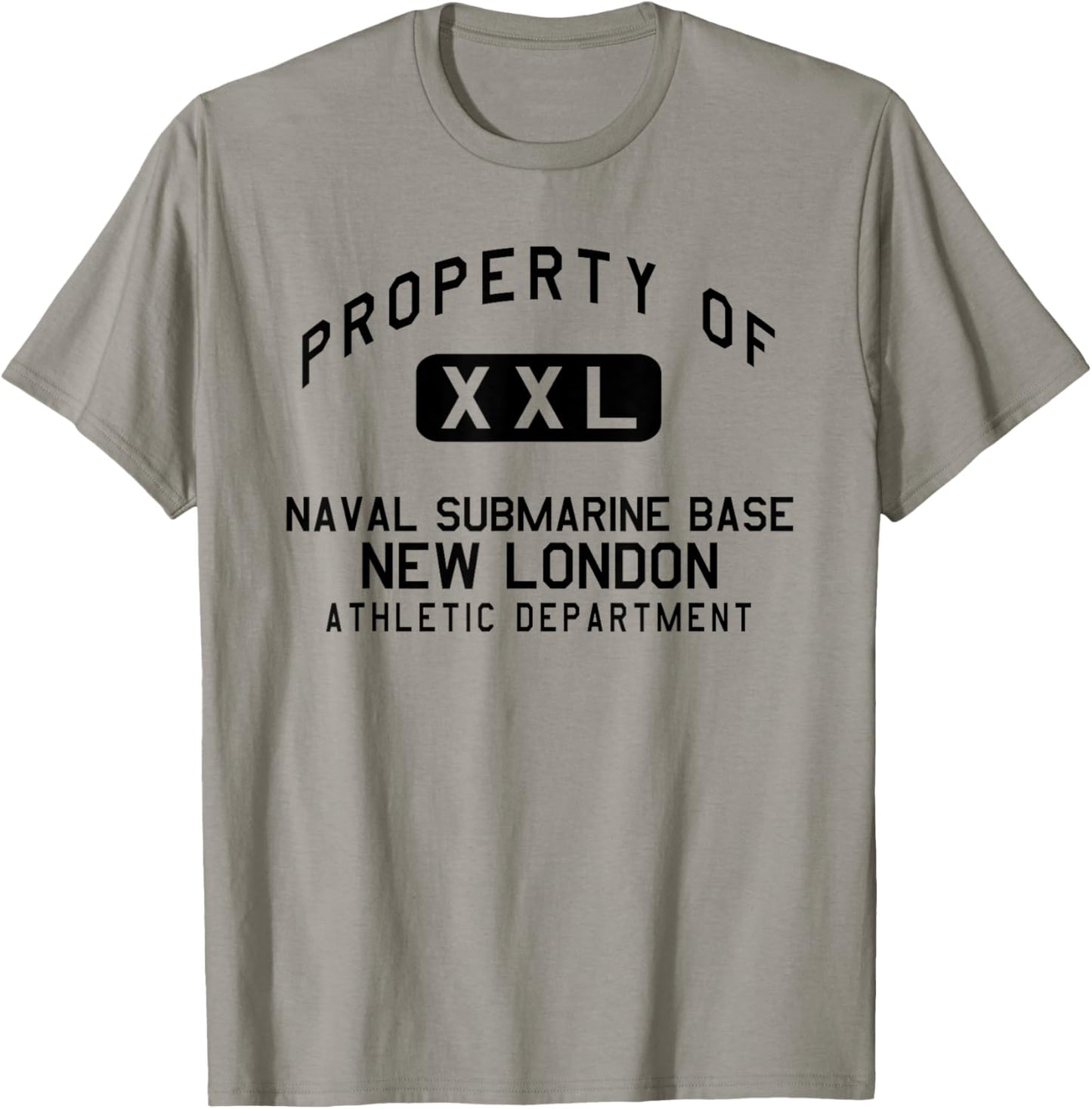 Property of Naval Submarine Base New London Athletic Dept T-Shirt - T-Shirt | Sand
