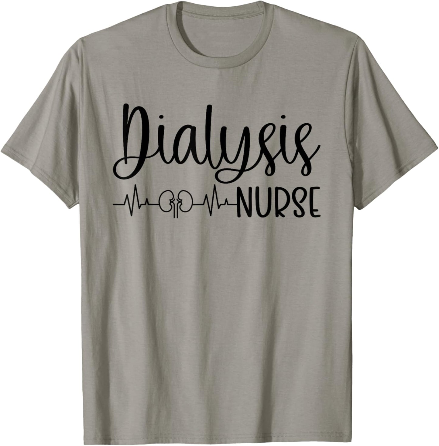 Dialysis Nurse Heartbeat Dialysis Nursing Week T-Shirt - T-Shirt | Sand