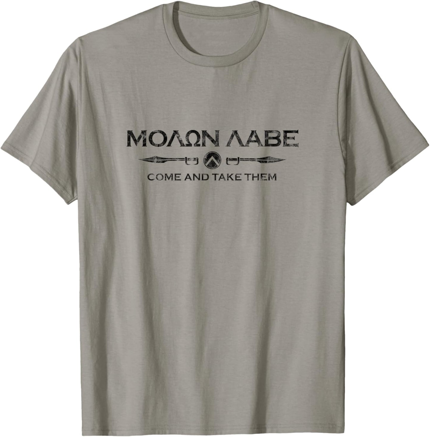 Sparta Gym and Fitness - Molon Labe T-Shirt - T-Shirt | Sand