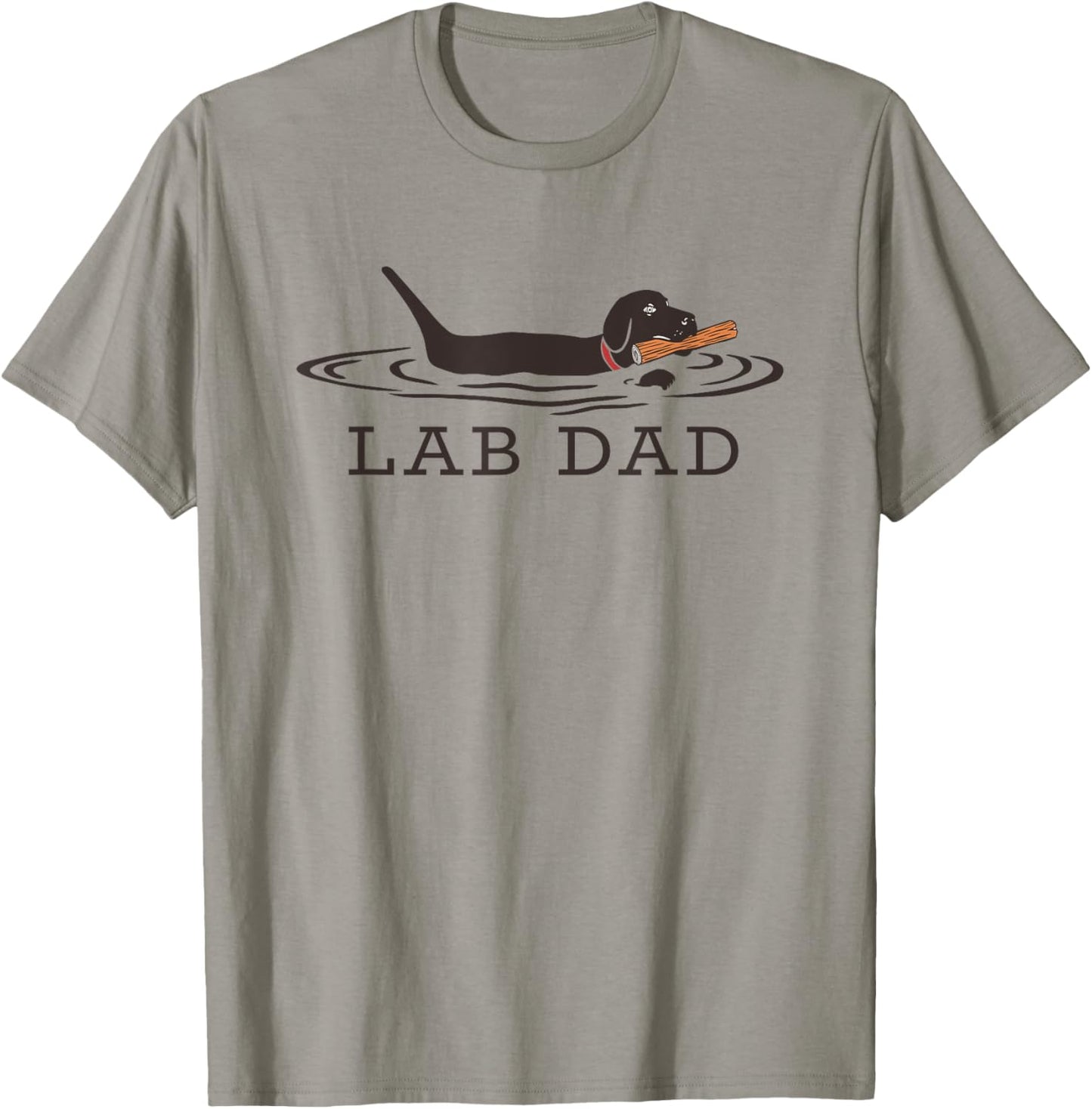 Lab Dad Labrador Retriever Dog Owner Father T-Shirt - T-Shirt | Sand