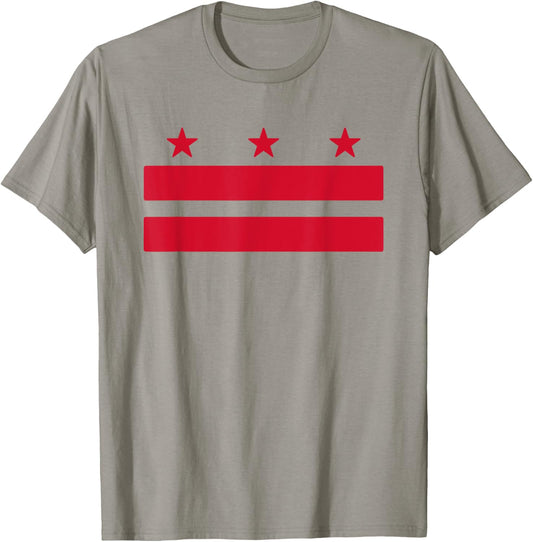Washington DC Flag District of Columbia Souvenir Men Women T-Shirt - T-Shirt | Sand