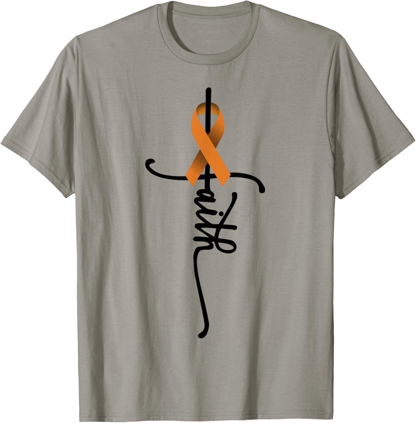 Appendix Cancer Faith Appendix Cancer Awareness Support T-Shirt - T-Shirt | Sand