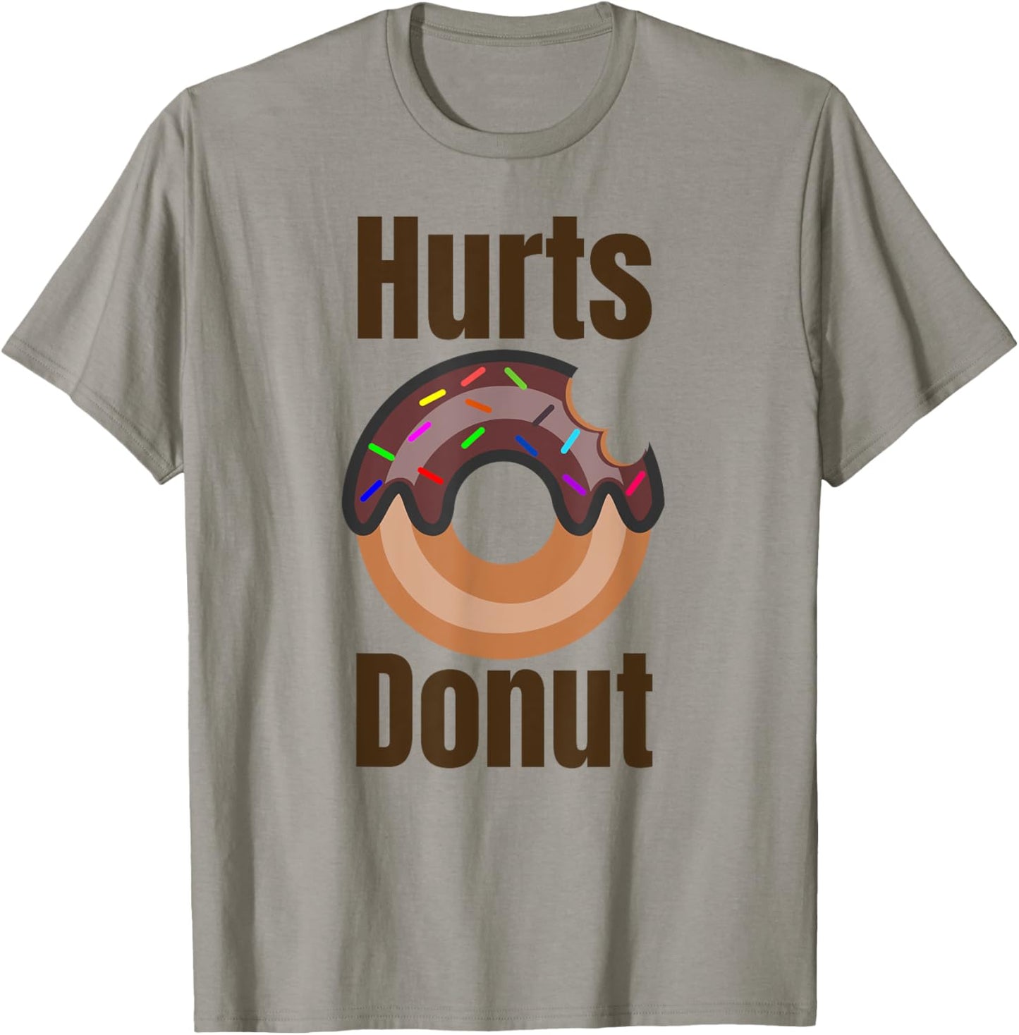 Classic Pun Hurts Donut T-Shirt - T-Shirt | Sand