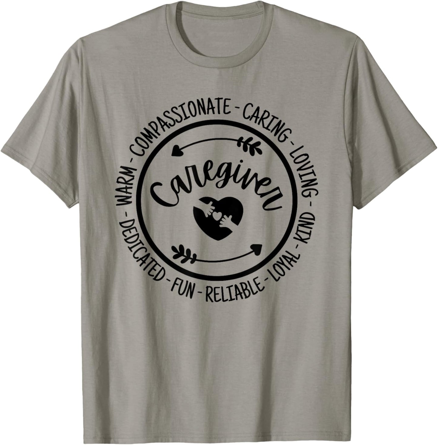 Caregiver Life Care Giver Appreciation T-Shirt - T-Shirt | Sand