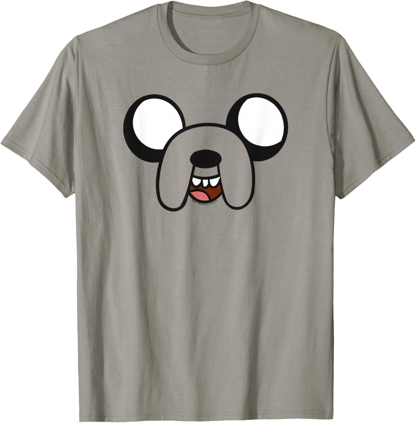Adventure Time Jake Big Face T-Shirt - T-Shirt | Sand