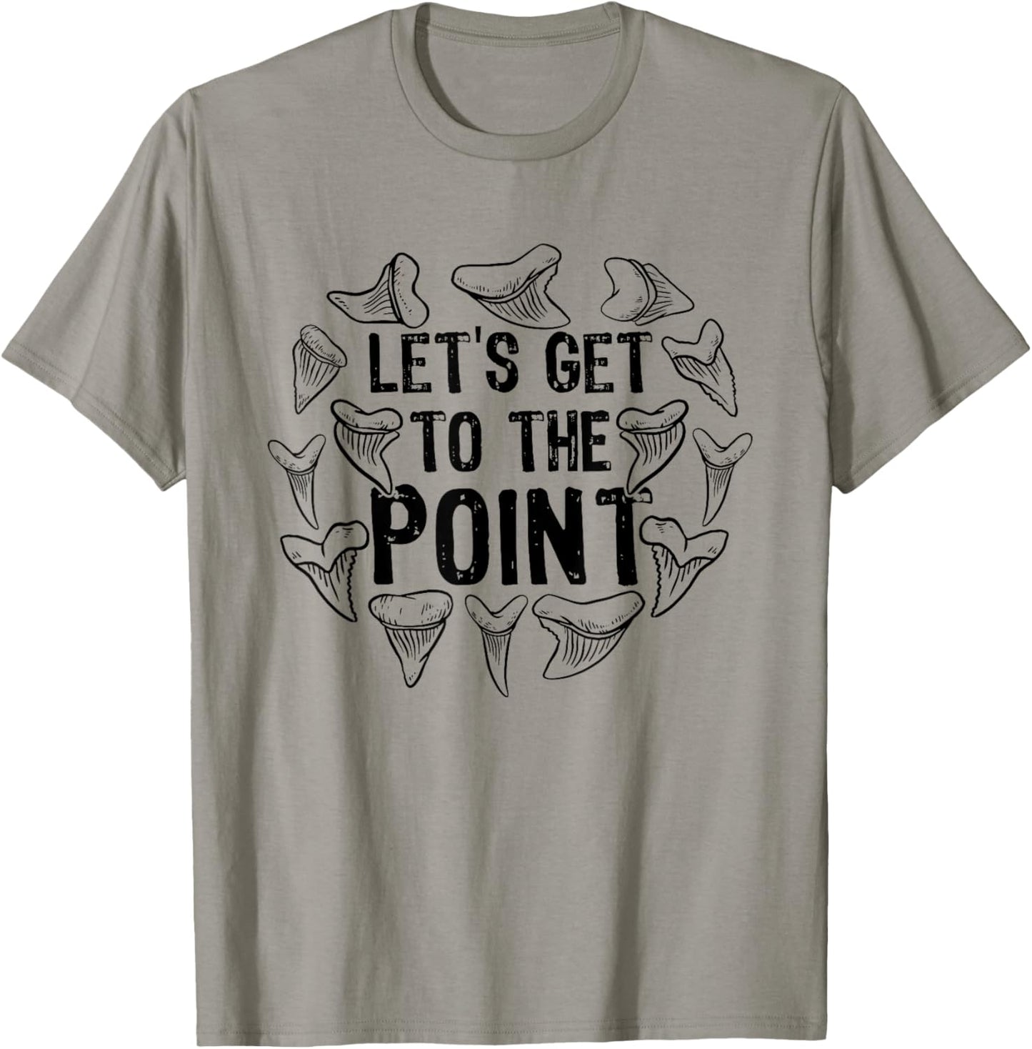 Shark Teeth Fossil Hunter Paleontologist Shark Teeth Hunting T-Shirt - T-Shirt | Sand