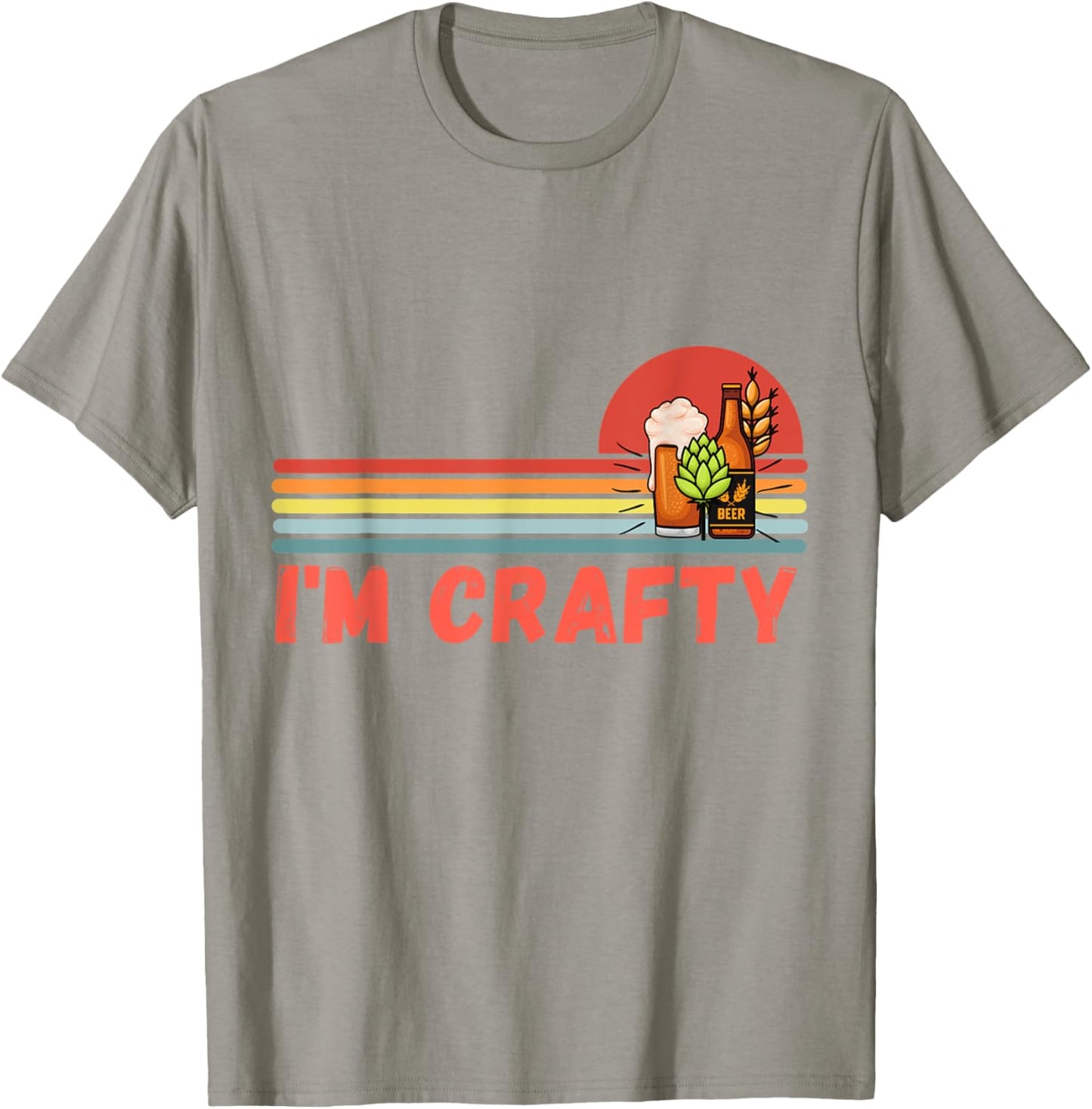I'm Crafty Brew Craft Beer Shirts Women Vintage T-Shirt - T-Shirt | Sand