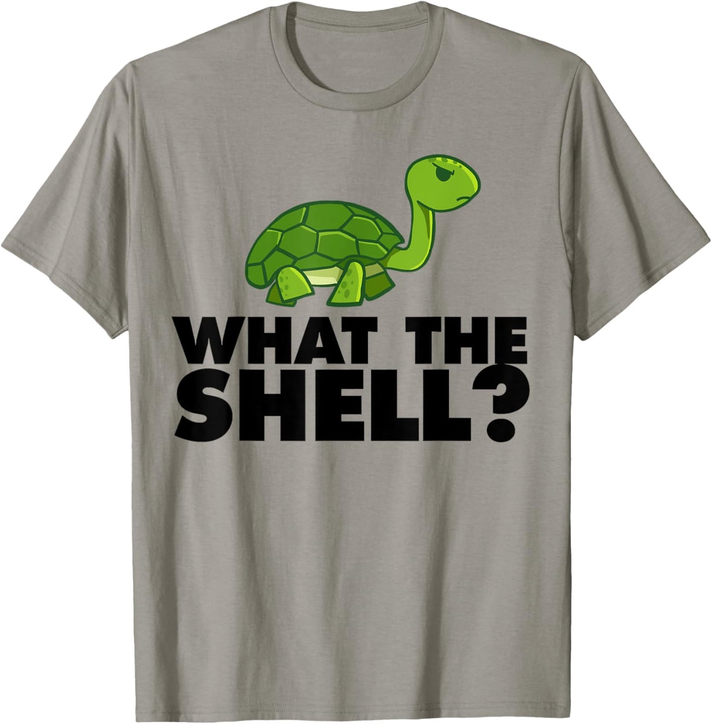 What the Shell funny Turtle What the Shell T-Shirt - T-Shirt | Sand