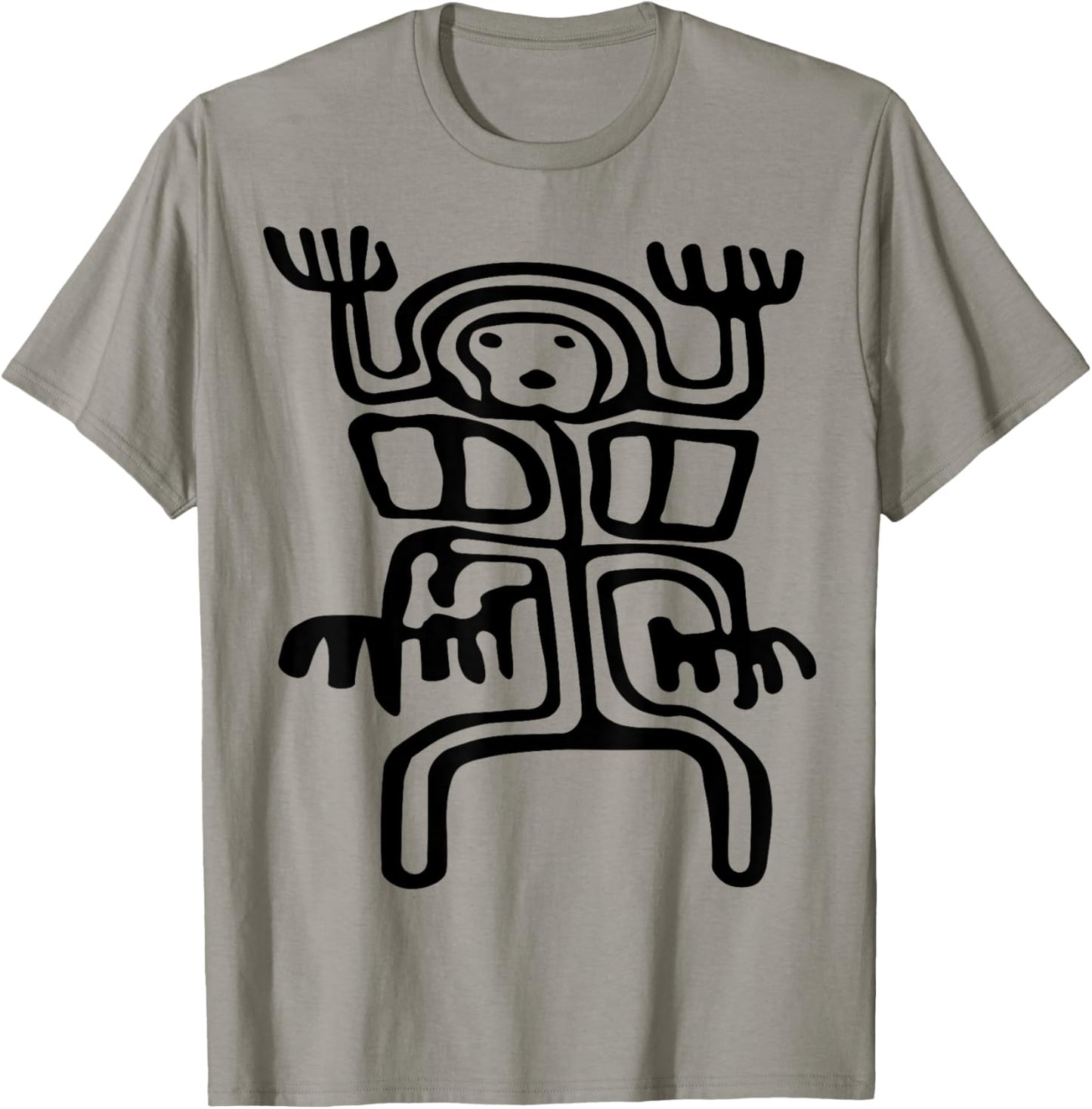 Petroglyph Ancient Cave Drawing T-Shirt - T-Shirt | Sand