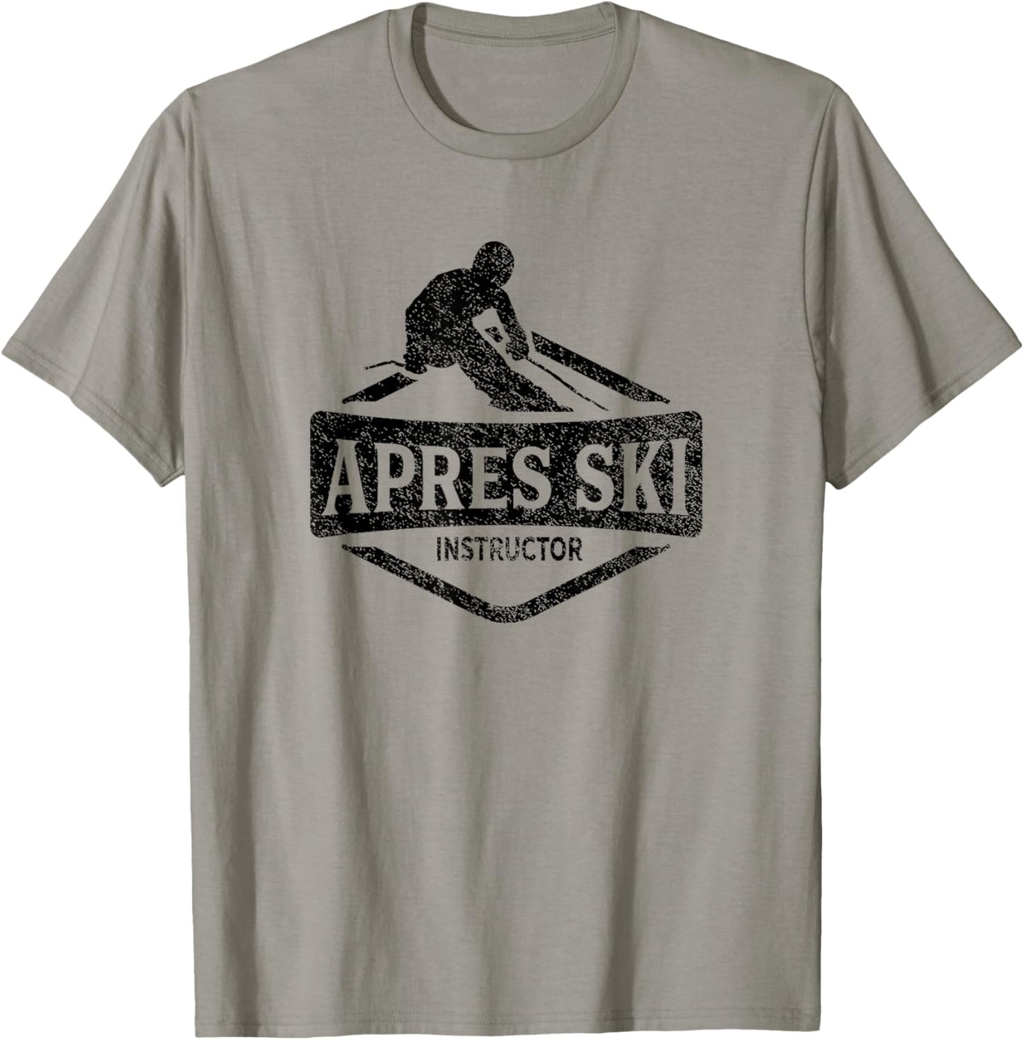 Apres Ski Instructor Party Afterski Skiing Skier T-Shirt - T-Shirt | Sand