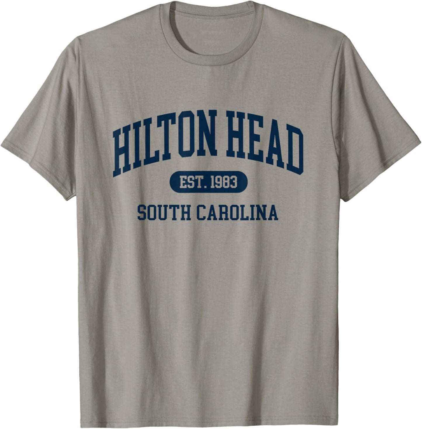 Hilton Head Est 1983 South Carolina Retro Throwback T-Shirt - T-Shirt | Sand