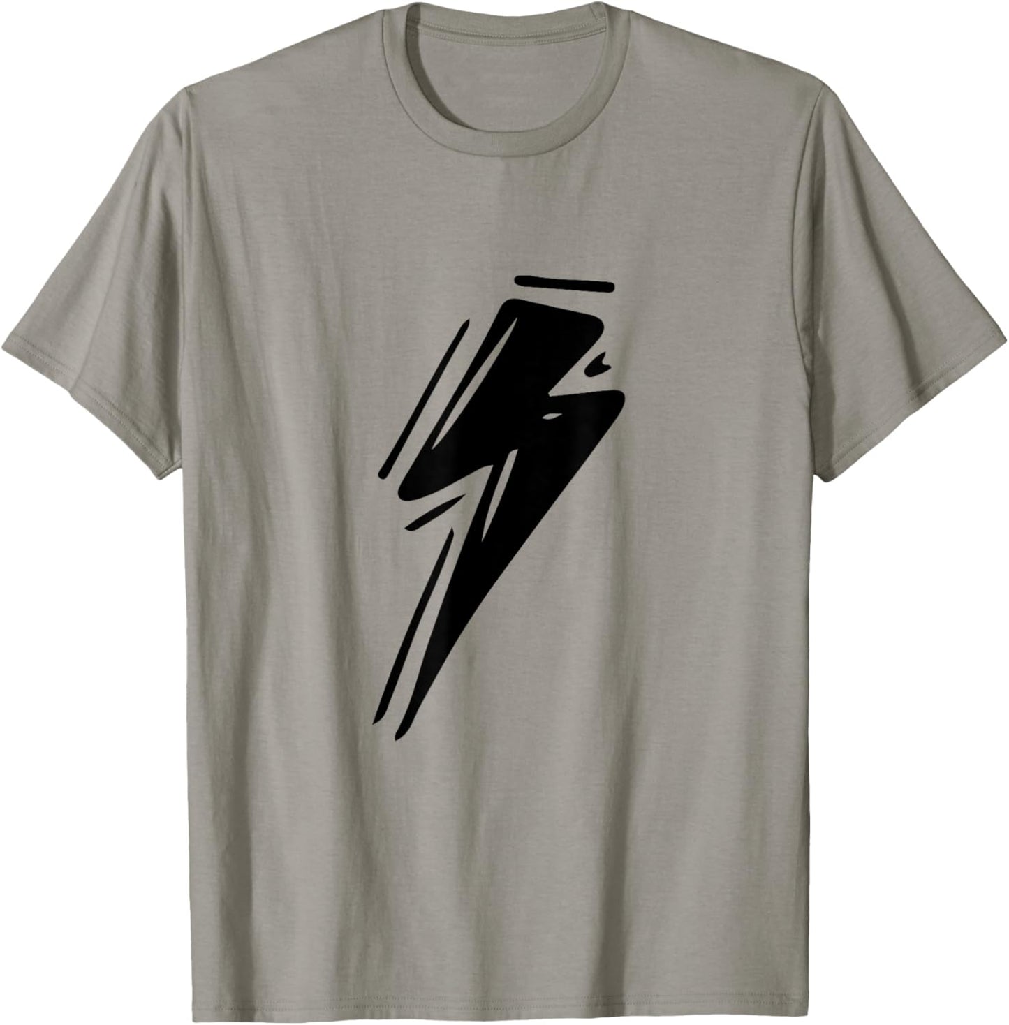 Lightning Thunder Bolt Strike Cool Lightning Storm T-Shirt - T-Shirt | Sand